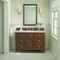 James Martin Vanities 48'' Single Vanity, Mid-Century Walnut w/ 3 CM Victorian Silver Quartz Top 424-V48-WLT-3VSL - alternate 5